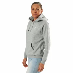 Nike Essential Hoodie White/Grey Grå Best