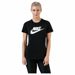 Nike Essential Icon Futura Tee White/Black Svart Best