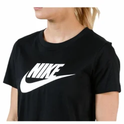 Nike Essential Icon Futura Tee White/Black Svart Best