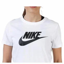 Nike Essential Icon Futura Tee White/Black Vit Discount