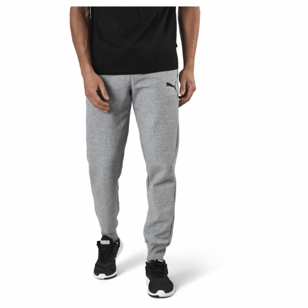 Puma Essential Logo Pants Fl Cl Grey Grå Clearance