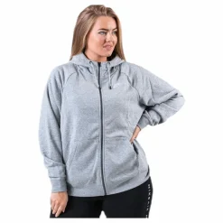 Essential Zip Hoodie Plus Grey*Nike