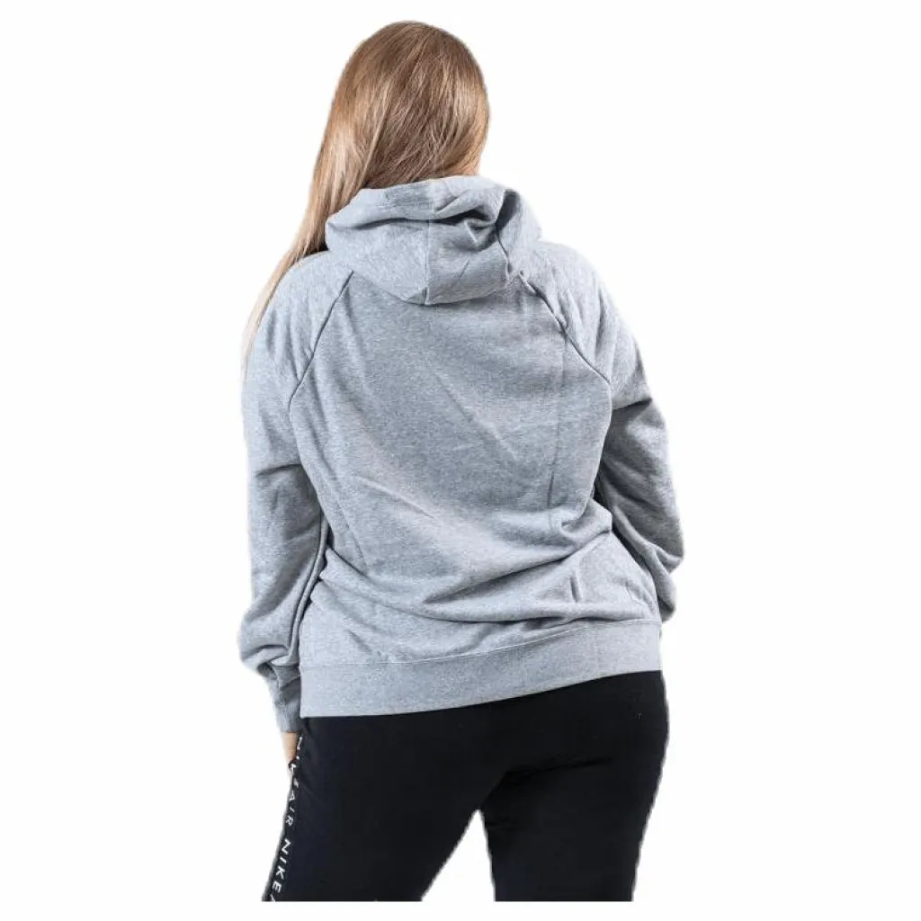 Essential Zip Hoodie Plus Grey*Nike