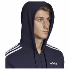 Essentials 3 Stripes Fullzip French Terry Legend Ink / White*adidas Sale