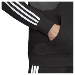 Essentials 3 Stripes Fullzip French Terry Black / White*adidas Clearance