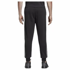 adidas Essentials 3 Stripes Tapered Pant Ft Cuffed Black / White Svart Online