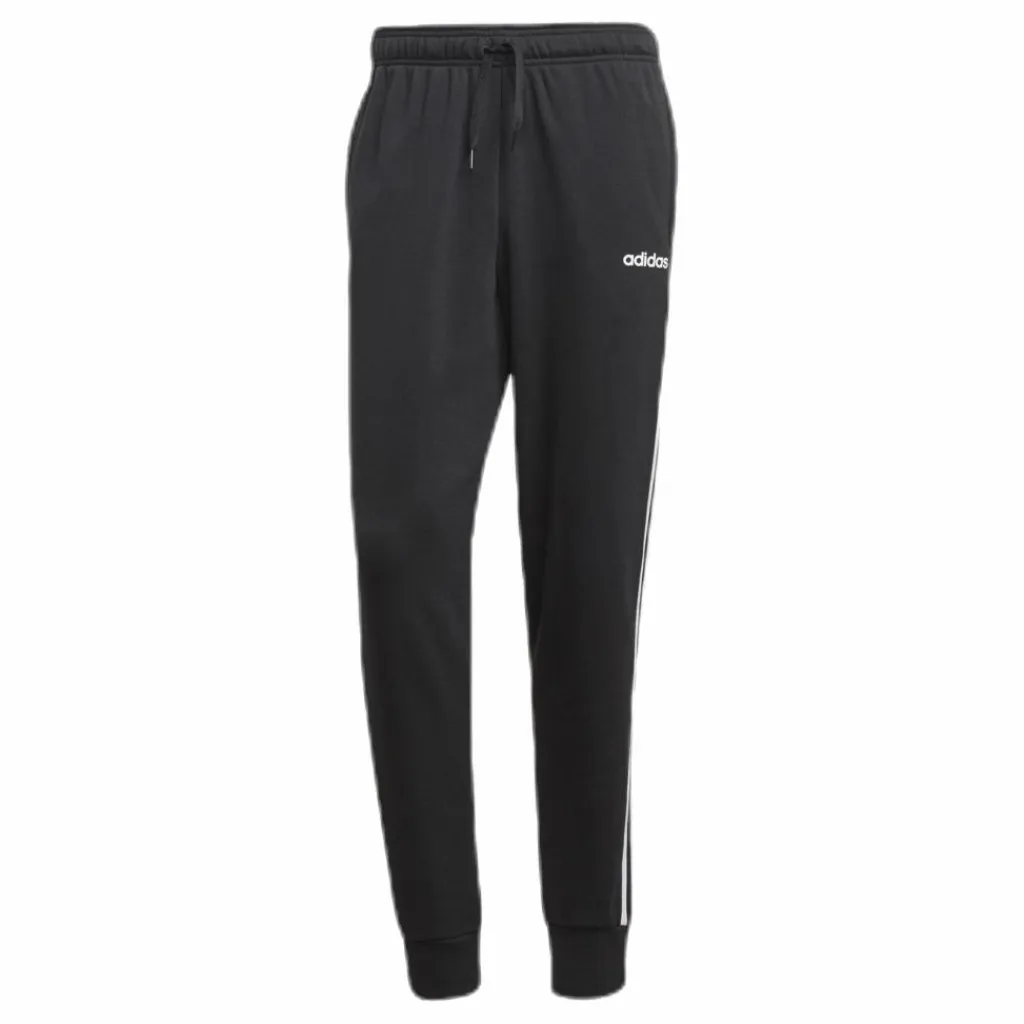 adidas Essentials 3 Stripes Tapered Pant Ft Cuffed Black / White Svart Online