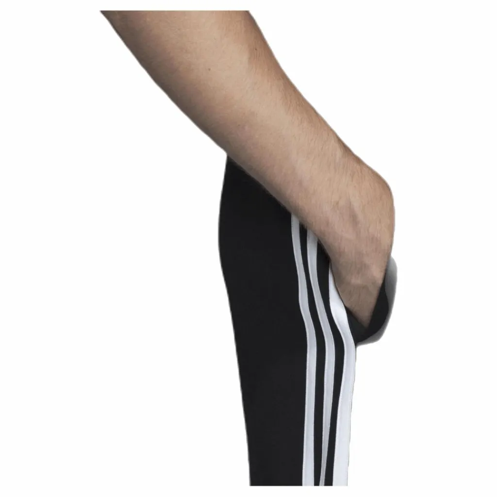 adidas Essentials 3 Stripes Tapered Pant Ft Cuffed Black / White Svart Online
