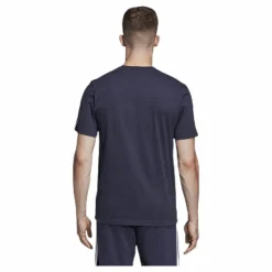 adidas Essentials 3 Stripes T-Shirt Legend Ink / White Blå och Vit Outlet