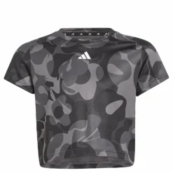Essentials AEROREADY Seasonal Print Crop T-Shirt Kids Black*adidas Online