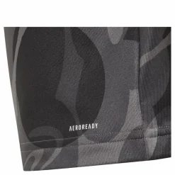 Essentials AEROREADY Seasonal Print Crop T-Shirt Kids Black*adidas Online