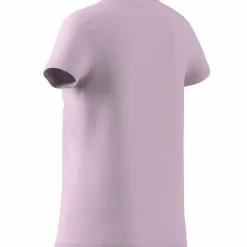 adidas Essentials Big Logo Cotton T-Shirt Clear Pink / White Vit och Rosa