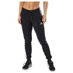 Essentials Fleece 3-Stripes Joggers Black*adidas Discount