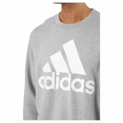 adidas Essentials French Terry Big Logo Sweatshirt Medium Grey Heather Grå New