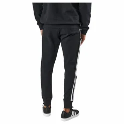 Essentials French Terry Tapered Cuff 3-Stripes Joggers Black*adidas