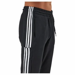 Essentials French Terry Tapered Cuff 3-Stripes Joggers Black*adidas