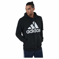 adidas Essentials Hoodie Black / White Vit och Svart Best
