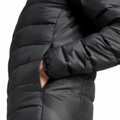 adidas Essentials Light Down Hooded Jacket Black Svart Online