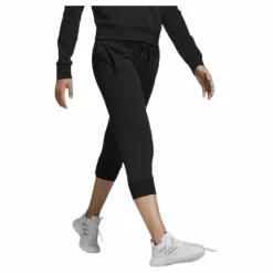 adidas Essentials Linear 3/4 Pant Black / White Svart New