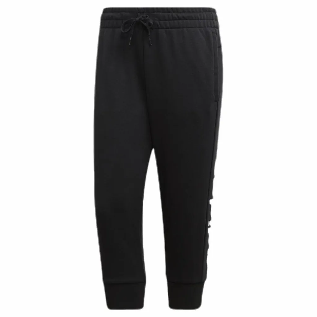 adidas Essentials Linear 3/4 Pant Black / White Svart New