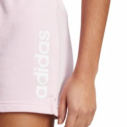 Essentials Linear French Terry Shorts Clear Pink / White*adidas Online