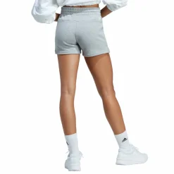 adidas Essentials Linear French Terry Shorts Medium Grey Heather / White Grå Sale