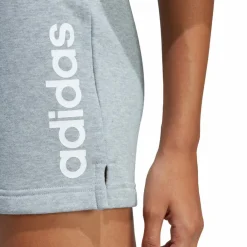 adidas Essentials Linear French Terry Shorts Medium Grey Heather / White Grå Sale