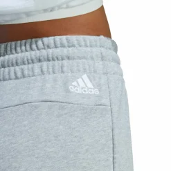 adidas Essentials Linear French Terry Shorts Medium Grey Heather / White Grå Sale