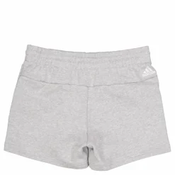 adidas Essentials Linear French Terry Shorts Medium Grey Heather / White Grå Sale