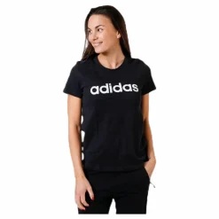 Essentials Linear Slim Tee Black / White*adidas New