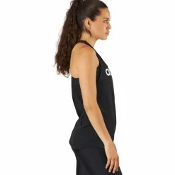 Essentials Loose Logo Tank Top Black / White*adidas