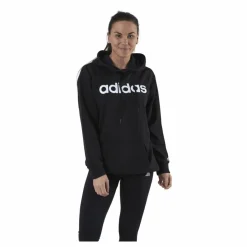 Essentials Oversized Hoodie Black / White*adidas Outlet