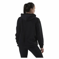 Essentials Oversized Hoodie Black / White*adidas Outlet