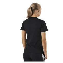 adidas Essentials Regular T-Shirt Black / White Svart Discount