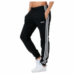 adidas Essentials 3S Pant Black / White Svart Discount