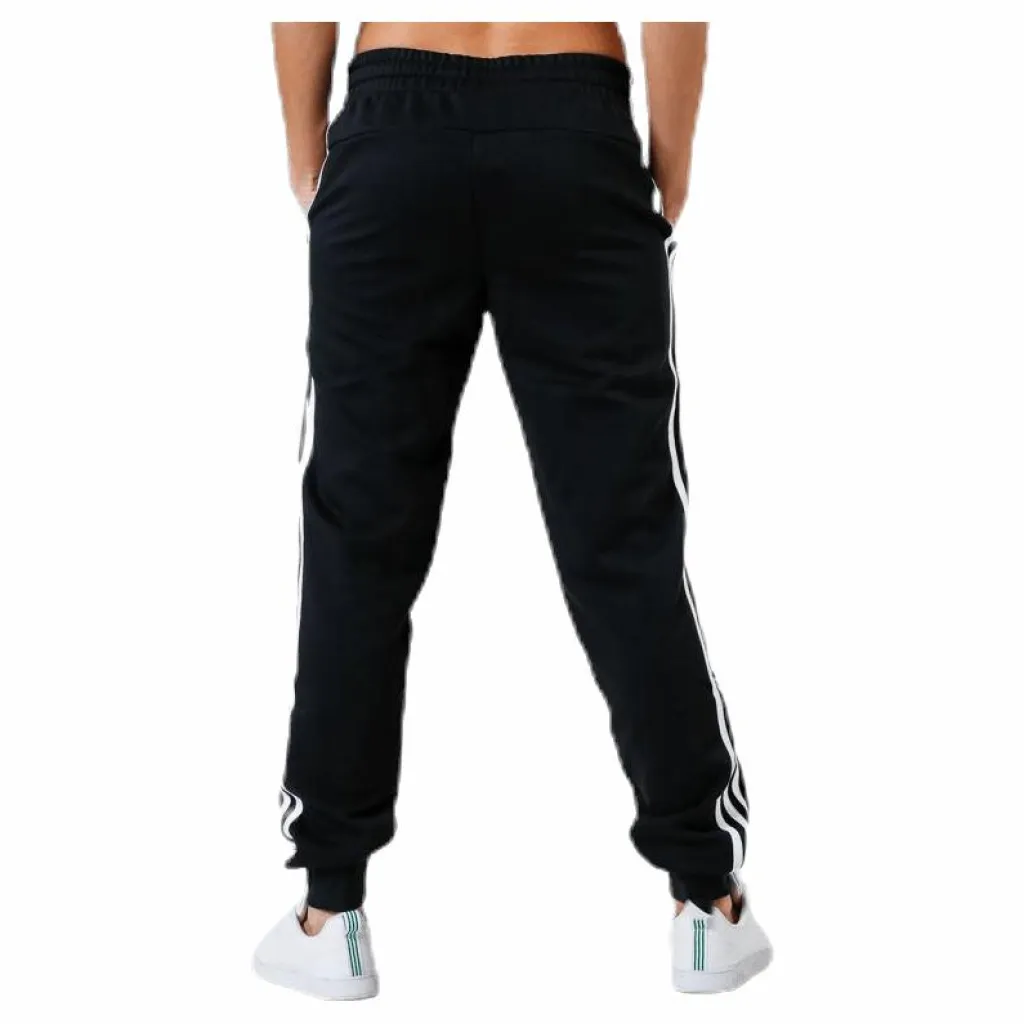 adidas Essentials 3S Pant Black / White Svart Discount