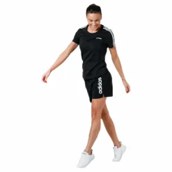 Essentials 3S Slim Tee Black / White*adidas Discount