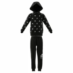 adidas Essentials Seasonals Brand Love Tracksuit Black Svart Outlet