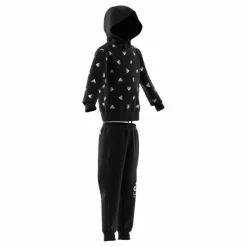 adidas Essentials Seasonals Brand Love Tracksuit Black Svart Outlet