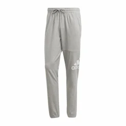 adidas Essentials Single Jersey Tapered Badge of Sport Joggers Grey Grå Discount