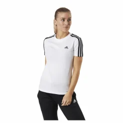 Essentials Slim T-Shirt White / Black*adidas