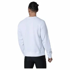 Essentials Stacked Logo Crew White/Black*New Balance