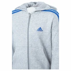 adidas Essentials 3-Stripes Hoodie Medium Grey Heather Grå Clearance
