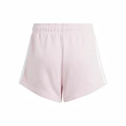 adidas Essentials 3-Stripes Shorts Clear Pink / White Vit Outlet