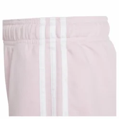 adidas Essentials 3-Stripes Shorts Clear Pink / White Vit Outlet