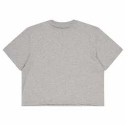 Essentials 3-Stripes Single Jersey Crop Top Medium Grey Heather*adidas Clearance