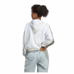 adidas Essentials 3-Stripes Woven Windbreaker White Vit Online