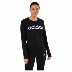 Essentials Sweatshirt Black / White*adidas Outlet