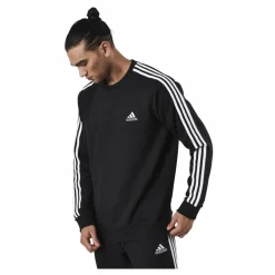 adidas Essentials Sweatshirt Black / White Svart Outlet