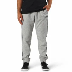 Essentials Tapered Cuff 3 Stripes Pants Medium Grey Heather / Black*adidas Online